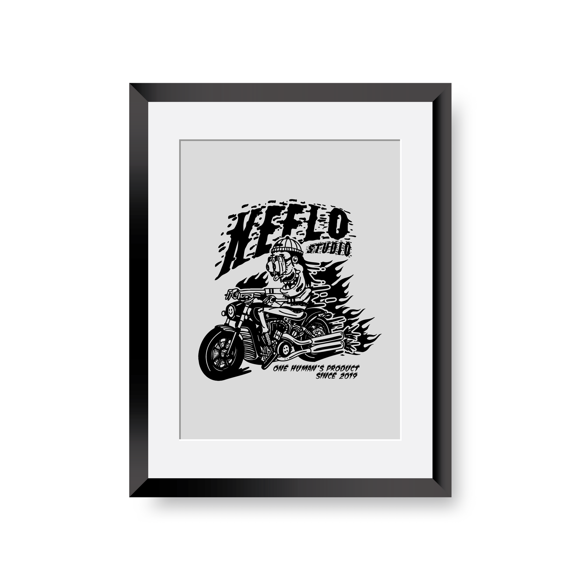 Motorcyclist Print