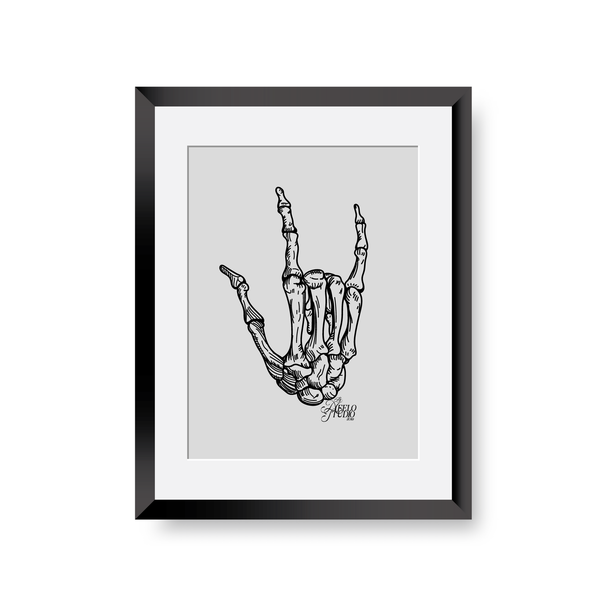 Rocker Skull Hand